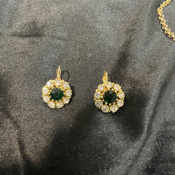 Zircon Handmade Necklace and Earrings - Picture 3 of 4